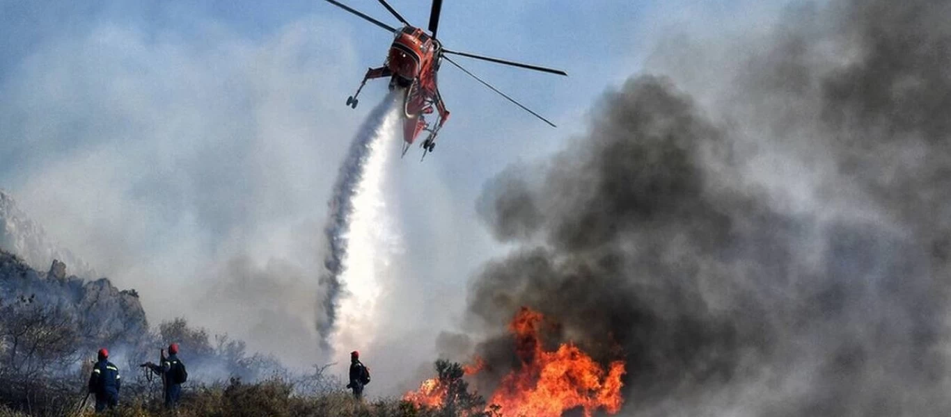Φωτιά ξέσπασε στις Βουφράδες Μεσσηνίας